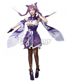Genshin Impact Keqing Cosplay Costume A Edition