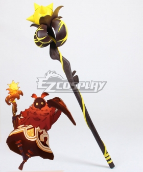 Genshin Impact Pyro Abyss Mages Staff Cosplay Weapon Prop