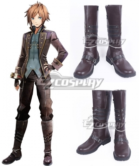 God Eater 2 Male Protagonist Captain Vice Captain Brown Shoes Cosplay Boots