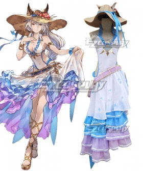 Granblue Fantasy Zooey Swimsuit Summer Cosplay Costume