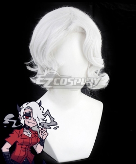Helltaker Zdrada Silver Cosplay Wig
