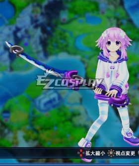 Hyperdimension Neptunia Neptune Blue Sword Cosplay Weapon Prop