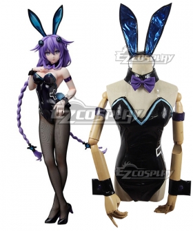 Hyperdimension Neptunia Purple Heart Neptune Bunny Girl Cosplay Costume