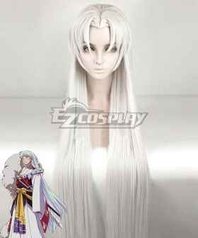 Inuyasha Sesshomaru Silver White Cosplay Wig