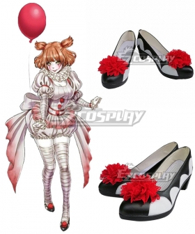IT Chapter Two Female Pennywise Black Cosplay Shoes