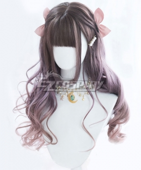 Japan Harajuku Lolita Series Gradient Purple Cosplay Wig