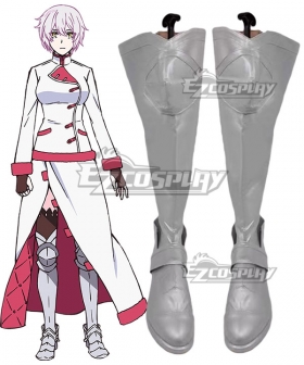 The Case Study of Vanitas Jeanne Jeanne the Hellfire Witch Silver Shoes Cosplay Boots