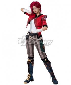 League of Legends LOL Arcane Vi Leather Version Game Cosplay Costume