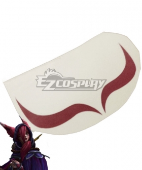 League Of Legends LOL Xayah face Tattoo Sticker Cosplay Accessory Prop
