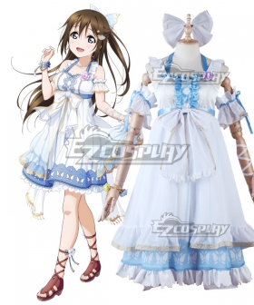 Love Live!Lovelive Aqours 9 Roles Dream Blue Dress Full Set Cosplay Costume
