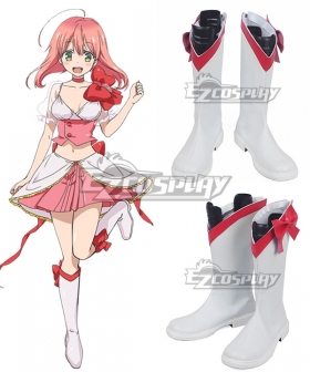 Magical Girl Ore Magical Girl Saki Uno White Shoes Cosplay Boots