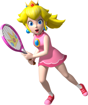 Mario Tennis Aces Princess Peach Cosplay Costume