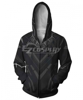 Marvel Avengers 4: Endgame T'Challa Black Panther Coat Hoodie Cosplay Costume