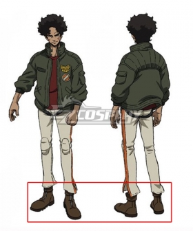 Megalo Box Junk Dog J.D. Brown Cosplay Shoes