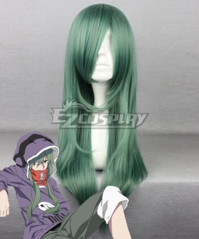 Mekakucity Actors Kagerou Project KIDO TSUBOMI Purple Green Cosplay Wig