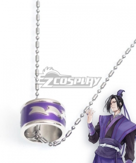 The Grandmaster Of Demonic Cultivation Mo Dao Zu Shi Jiang Cheng Ring Necklace Cosplay Accessory Prop