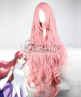Mobile Suit Gundam SEED Lacus Clyne Pink Cosplay Wig