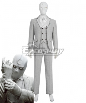 Moon Knight (TV series) Marc Spector White Suit Cosplay Costume