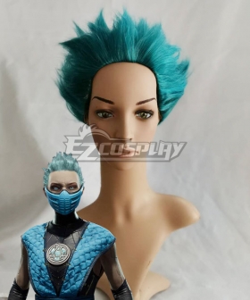 Mortal Kombat 11 Aftermath Frost Blue Cosplay Wig