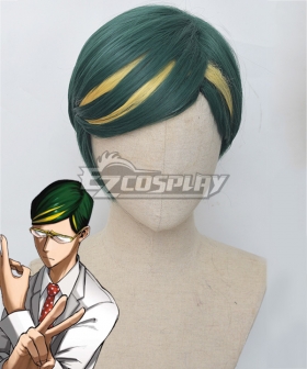 My Hero Academia Mirai Sasaki  Sir Nighteye Green Cosplay Wig