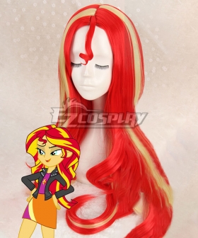 My Little Pony Equestria Girls Sunset Shimmer Red Cosplay Wig