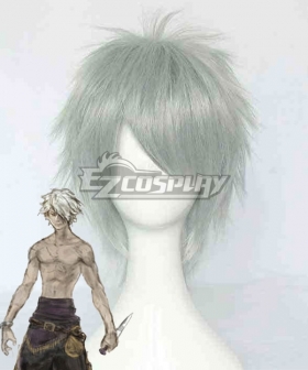 Octopath Traveler Therion Sliver White Cosplay Wig