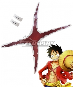 One Piece Monkey D Luffy Tattoo stickers Cosplay Accessory Prop