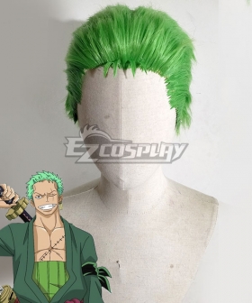 One Piece Roronoa Zoro Green Cosplay Wig