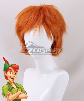 Peter Pan: The Boy Who Wouldn’t Grow Up Peter Pan Orange Cosplay Wig