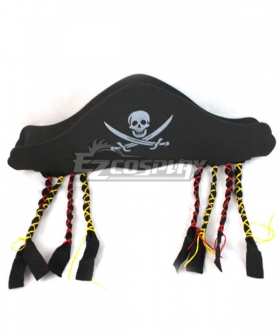 Pirates of the Caribbean Captain Jack Sparrow Pirate Hat B Halloween Cosplay Accessory Prop