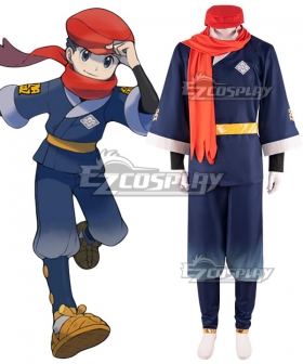 Pokemon Pokémon Legends: Arceus Male protagonist Cosplay Costume
