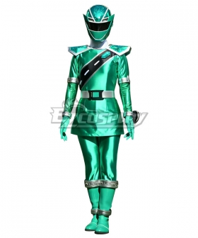 Power Rangers Super Sentai Mashin Sentai Kiramager Kiramai Green Cosplay Costume