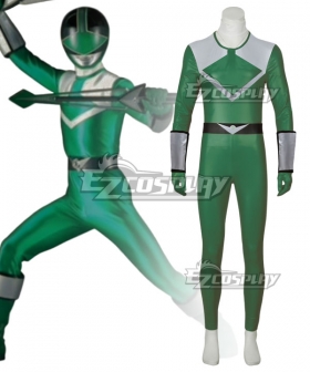 Power Rangers Time Force Time Force Green Cosplay Costume