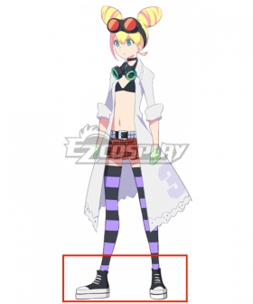 Promare Lucia Black Cosplay Shoes