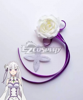 Re: Life In A DiffeRent World From Zero Emilia Headwear Cosplay Accessory Prop