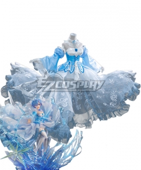 Re: Life In A DiffeRent World From Zero Rem Crystal Wedding Cosplay Costume