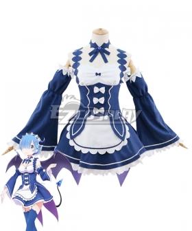 Re: Life In A Different World From Zero Rem Little Devil Dress Cosplay Costume