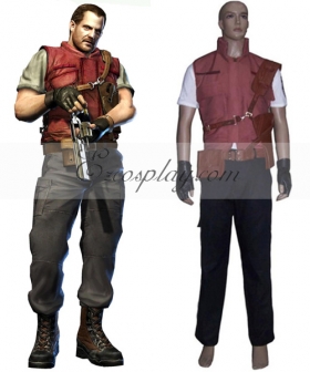 Resident Evil 5 Barry Burton Cosplay Costume