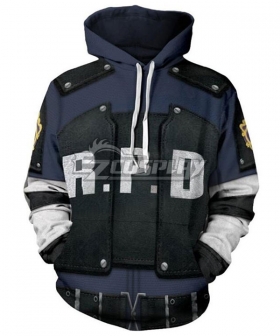 Resident Evil Remake Leon S. Kennedy R.P.D Coat Hoodie Cosplay Costume