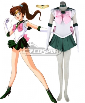 Sailor Moon Makoto Kino Sailor Jupiter Cosplay Costume