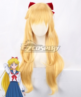 Sailor Moon Minako Aino Sailor Venus Golden Cosplay Wig - Only Wig