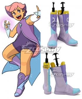 She-Ra And The Princesses Of Power Glimmer Purple Blue Shoes Cosplay Boots