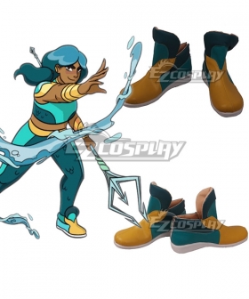 She-Ra and the Princesses of Power Mermista Yellow Green Cosplay Shoes