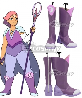 She-Ra and the Princesses of Power Season 4 Glimmer Purple Shoes Cosplay Boots