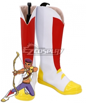 She-Ra and the Princesses of Power Bow White Golden Shoes Cosplay Boots