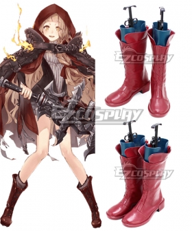 SINoALICE Little Red Riding Hood Red Shoes Cosplay Boots