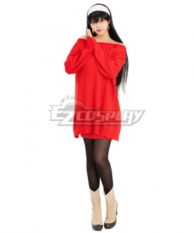 SPY×FAMILY Yor Forger Famliy Red Cosplay Costume