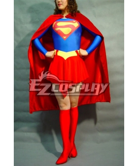DC Superwoman Classic Red Cosplay Costume