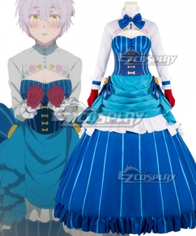 The Case Study of Vanitas Jeanne Jeanne the Hellfire Witch Blue Dress Cosplay Costume