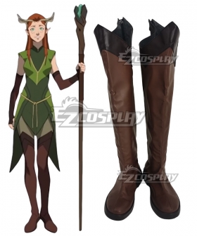 The Legend of Vox Machina Keyleth of the Air Ashari Shoes Cosplay Boots